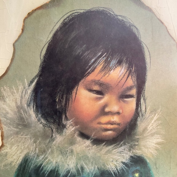 Vintage Dorothy Francis - PANELOO of Frobisher Bay - c. 1960s Print - Folk Art - Picture 3 of 16